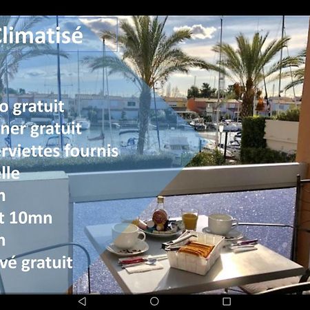 Cap Capistol Studio Le Cap D'Agde Vue Port Exteriör bild