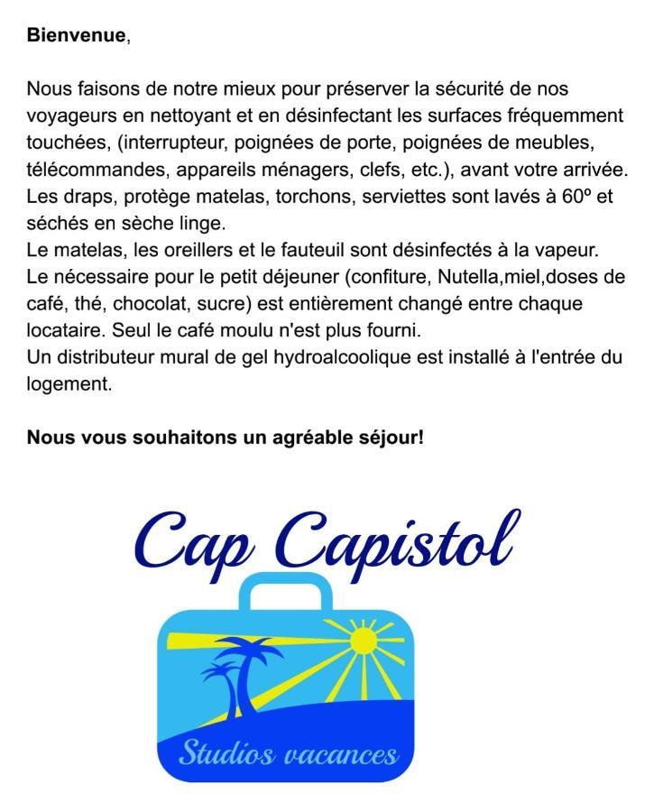 Cap Capistol Studio Le Cap D'Agde Vue Port Exteriör bild